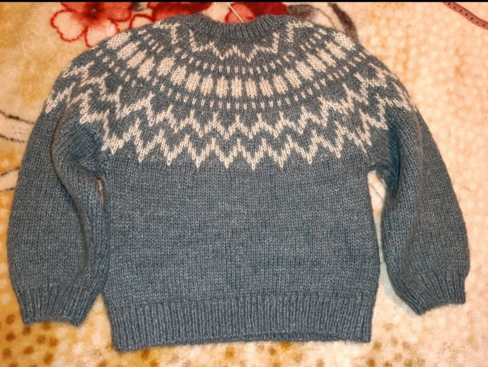 Jersey punto Zara Kids 116/6 años gris y rosado – photo 3